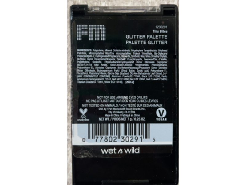 Wet n Wild Fantasy Makers Glitter Palette, This Bites, 0.25 oz/7 g