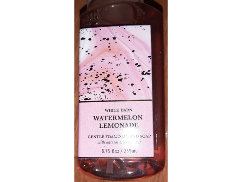 White Barn Gentle Foaming Hand Soap, Watermelon Lemonade, 8.75 fl oz/259 mL