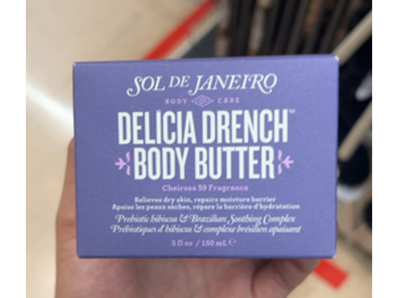 Sol De Janeiro Delicia Drench Body Butter, Cheirosa 59 Fragrance, 5 fl oz/150 mL