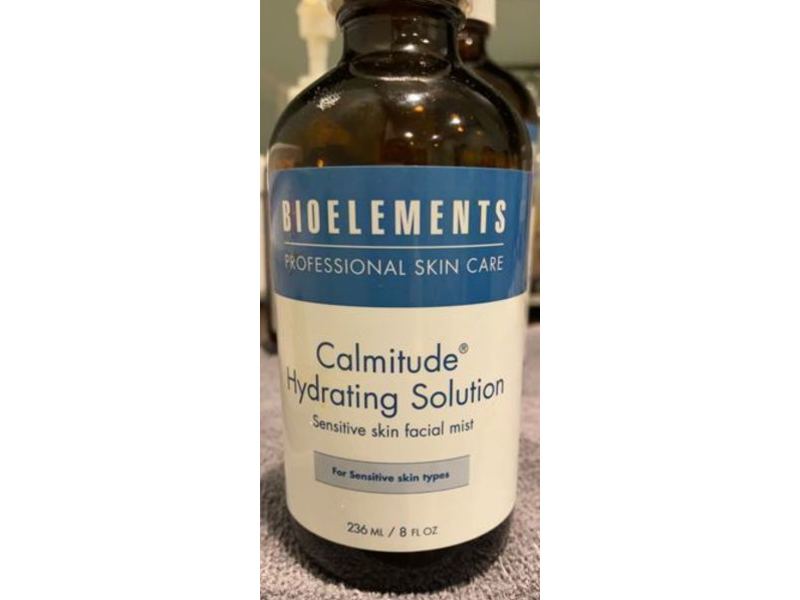 Bioelements Calmitude Hydrating Solution Sensitive Skin Facial Mist, 8 fl oz/236 mL