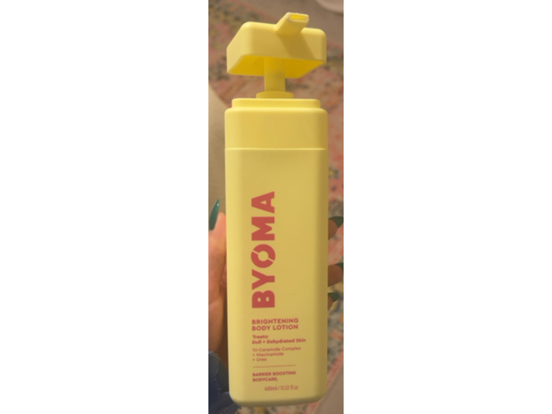 Byoma Brightening Body Lotion, Tri-Ceramide Complex + Niacinamide + Urea, 13.52 fl oz/400 mL