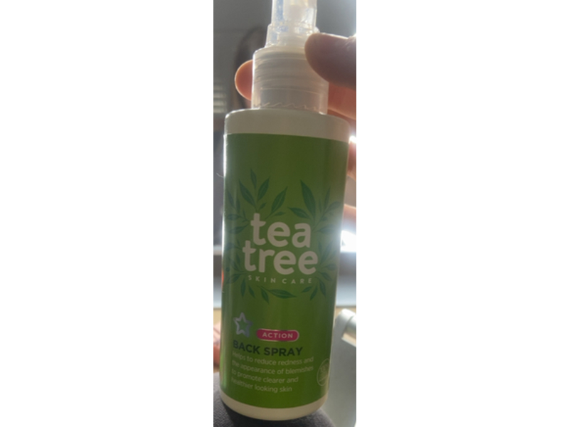 Superdrug Tea Tree Back Spray, Action,150 mL