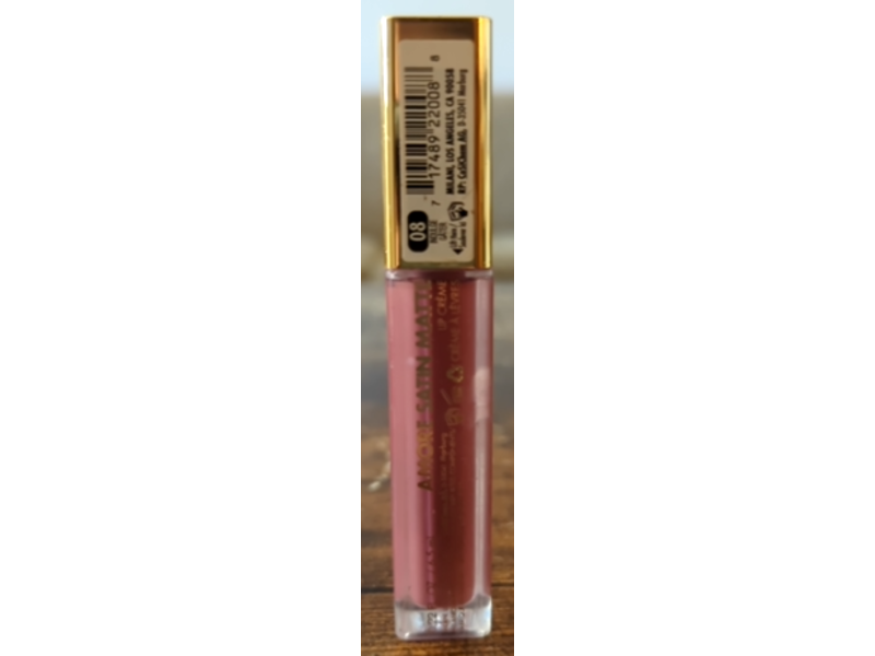 Milani Amore Satin Matte Lip Creme, 08 Indulge, 0.22 fl oz