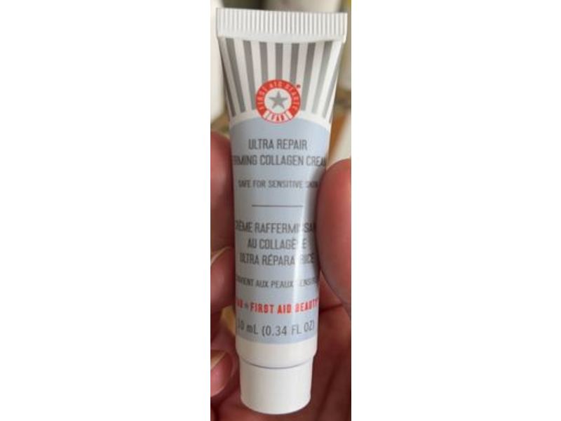First Aid Beauty Ultra Repair Firming Collagen Cream, 0.34 fl oz/10 mL