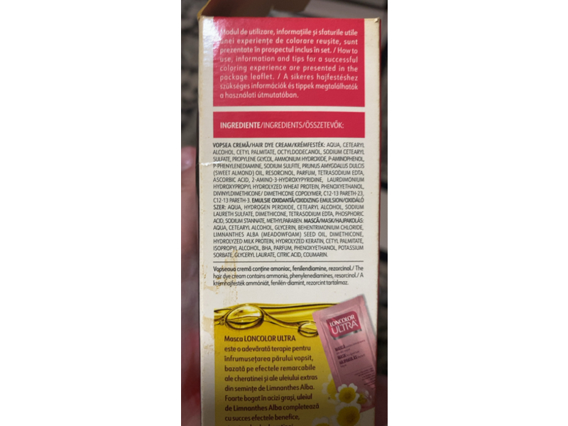 Loncolor Ultra Permanent Hair Dye, 4 Medium Brown, 100 mL