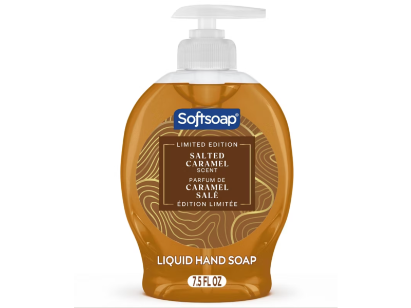 Softsoap Liquid Hand Soap, Salted Caramel Scent, 7.5 fl oz/221 mL