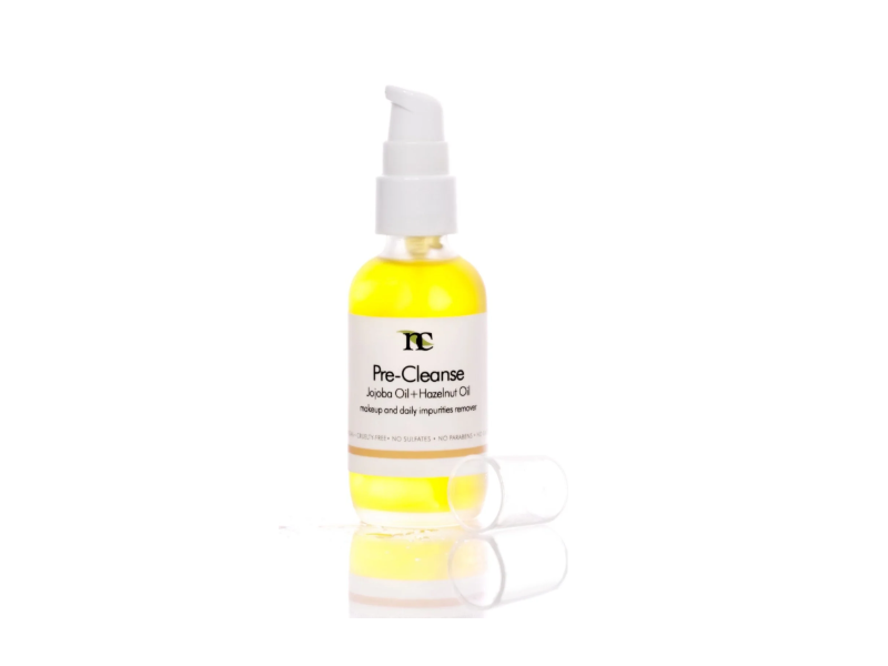 Natura Culina Pre-Cleanse Makeup And Daily Impurities Remover, Jojoba Oil+Hazelnut Oil, 2 oz