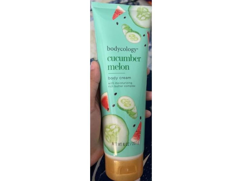 Bobycology Body Cream, Cucumber & Melon, 8 oz / 227 g