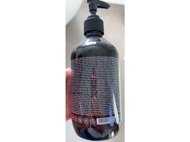 Grown Alchemist Body Cleanser, Chamomile, Bergamot, Rose, 16.90 fl oz/500 mL