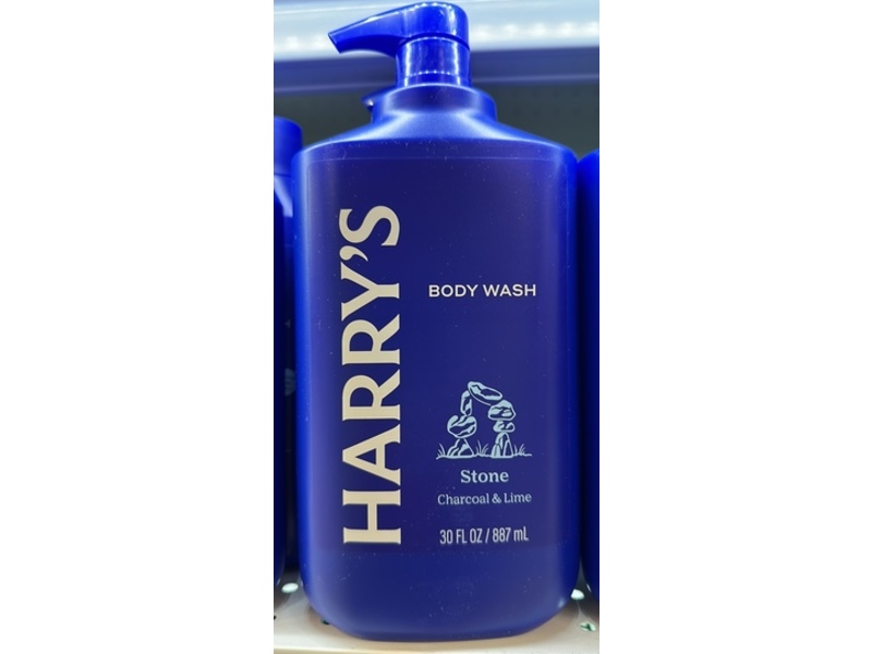 Harry's Body Wash, Stone Charcoal & Lime, 30 fl oz/887 mL