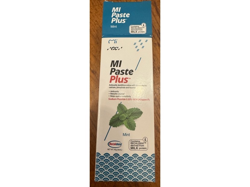 MI Paste Plus Toothpaste, Mint, 35 mL