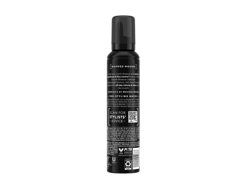 Tresemme Keratin Smooth Blowout Whipped Mousse, 7 oz/198 g