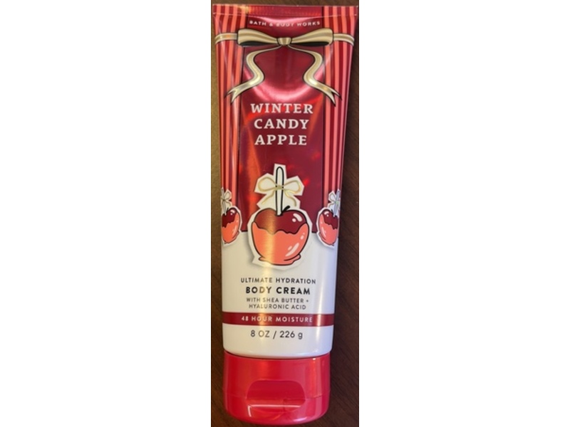 Bath & Body Works Ultimate Hydration Body Cream, Winter Candy Apple, 8 oz/ 226 g
