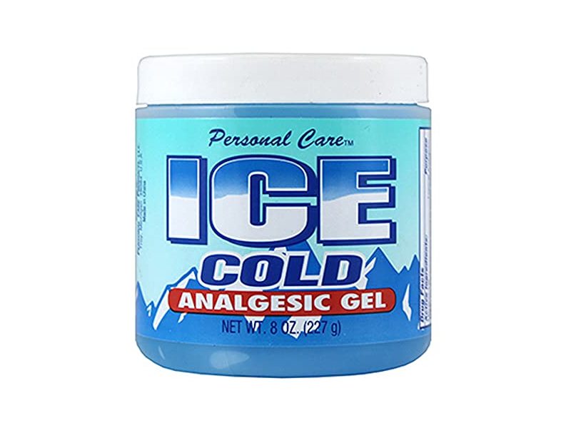 Personal Care Ice Cold Analgesic Pain Relieving Gel, 8 oz/227 g