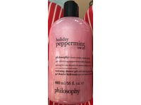 Philosophy Hydrating Shower Gel, Holiday Peppermint Swirl, 16 fl oz/480 mL - Image 3
