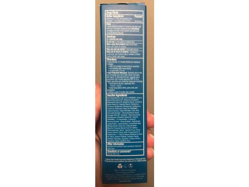 Coola Classic Face Sunscreen Lotion, SPF 30, Cucumber, 1.7 fl oz/50 mL