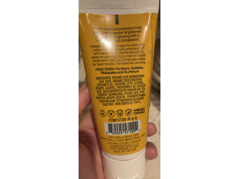 Naturally G4u Fermented Fusion Peel, Aha, 2 fl oz/59 mL