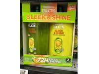 Garnier Fructis Sleek & Shine Frizz Control Shampoo & Conditioner Set, 33.8 fl oz/1L - Image 3