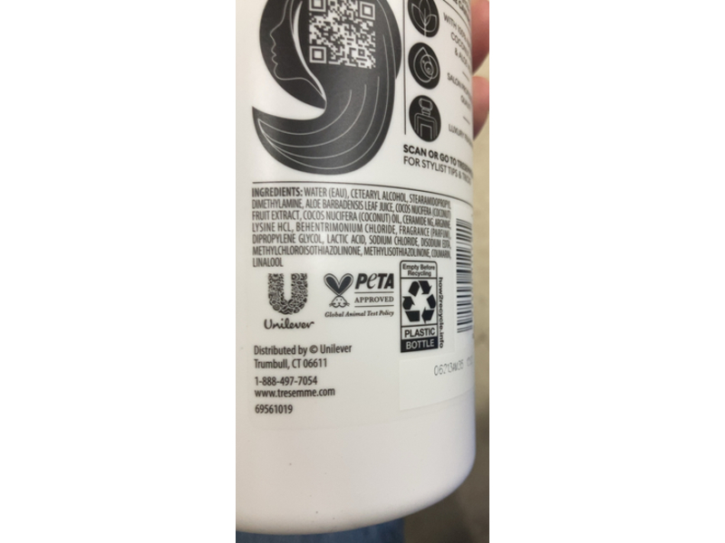 Tresemme Botanique Nourish Conditioner, Coconut Milk & Aloe, 28 fl oz/828 mL