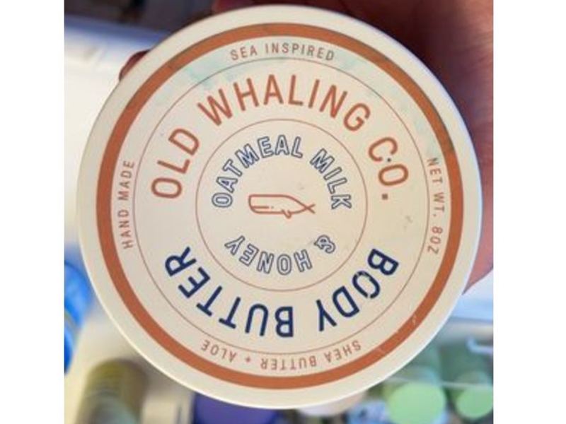 Old Whaling Co Body Butter, Oatmeal Milk & Honey, 8 oz