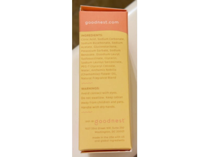 Goodnest 3 In 1 Baby Wash Tablet Refills, Chamomile, 0.35 oz/10 g