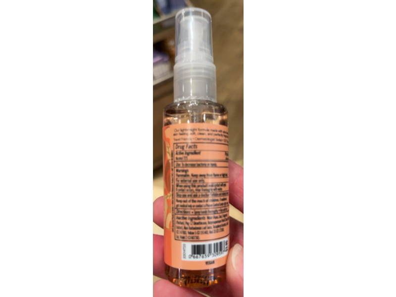 Bath & Body Works Anti - Bacterial Hand Spray, Peach Bellini, 1 fl oz/29 mL
