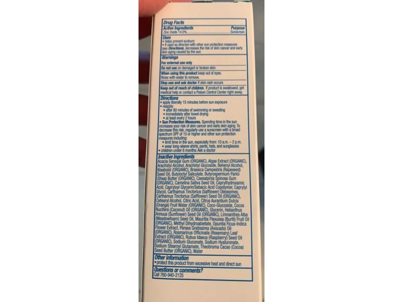 Coola Mineral Body Sunscreen spf 30, Fragrance Free, 3.4 fl oz / 100 mL