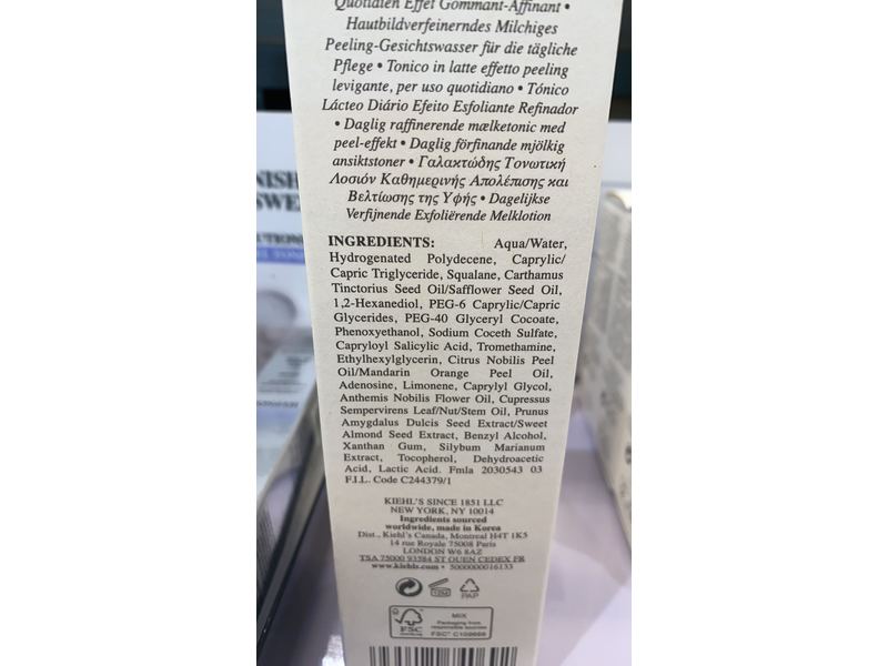 Kiehl's Daily Refining Milk-Peel Toner, 6.8 fl oz/200 mL