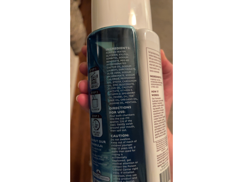 Guru Nanda Whitening Mouthwash, Wild Mint, 20 fl oz/591 mL