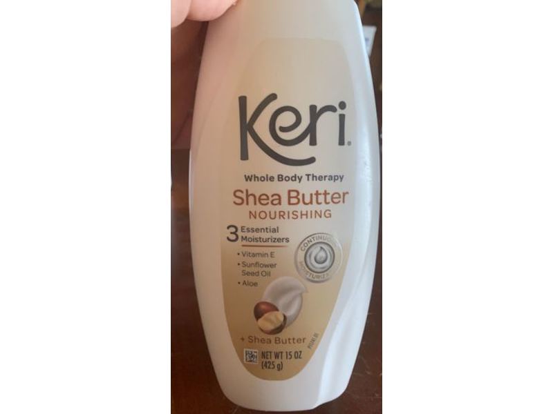 Keri Whole Body Therapy Nourishing Lotion, Shea Butter,15 oz/425 g