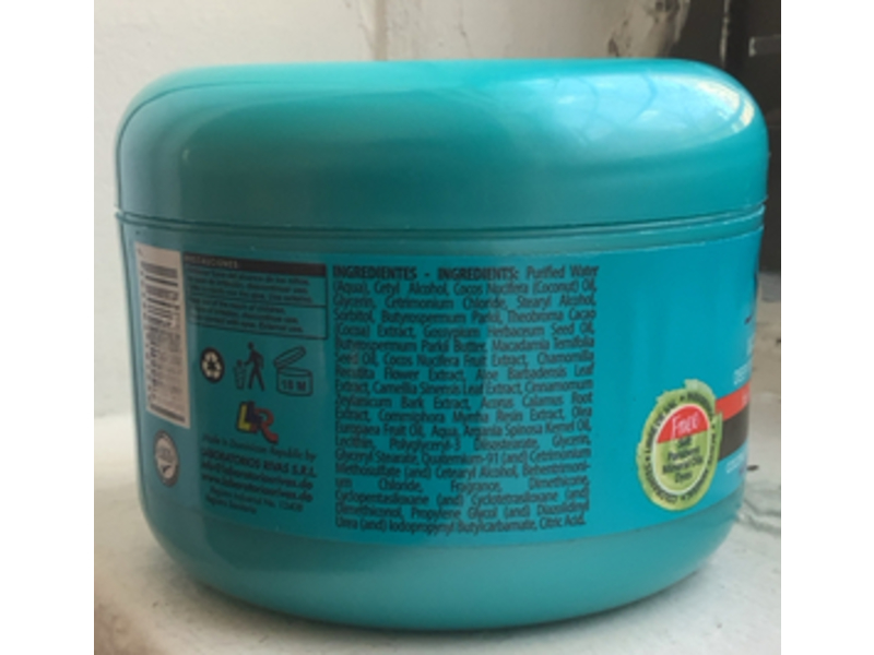 Silicon Mix Rizos Natural Mascarilla Deep Treatment Masque, Coconut Oil + Cocoa & Shea Butter, 225 g