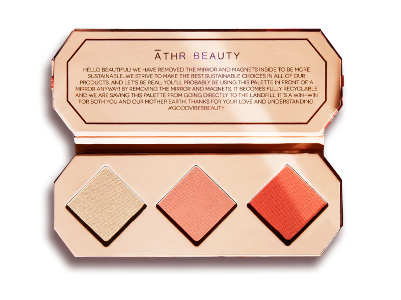 Athr Beauty Crystal Charged Cheek Palette, Amber, 0.1 oz/3 g