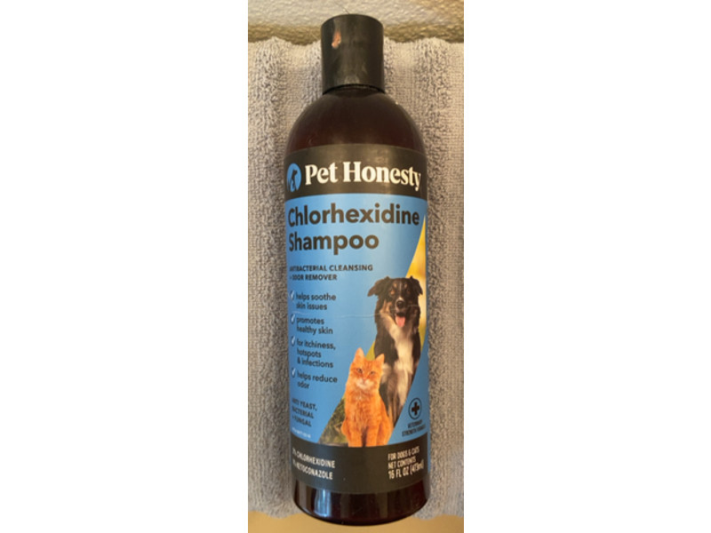 Pet Honesty Shampoo, Chlorhexidine, 16 fl oz/473 mL