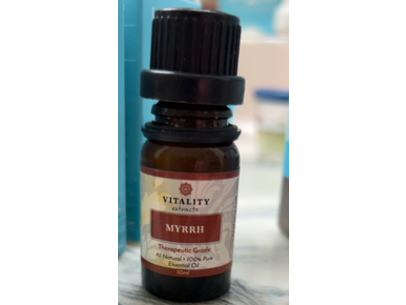 Vitality Extracts Pure Essential Oil, Myrrh, 10 mL