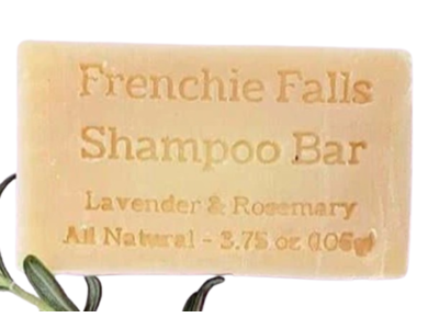 Silver Falls Sustainability Co. Shampoo Bar Frenchie Falls, Lavender & Rosemary, 3.75 oz/106 g