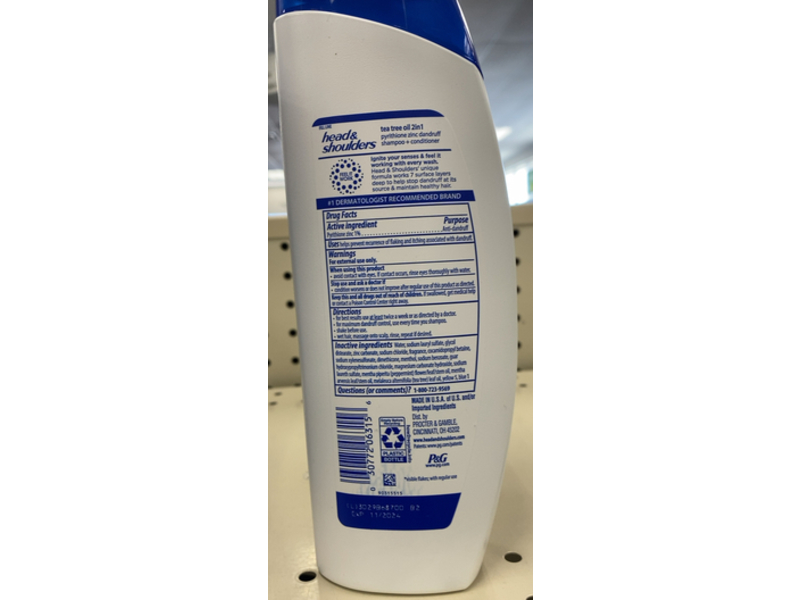 Head & Shoulders 2 In 1 Itchy Scalp Care Shampoo & Conditioner, 12.5 oz/370 mL