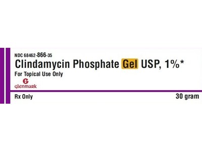 Clindamycin Phosphate Gel1%, 60 g, Glenmark (Rx)