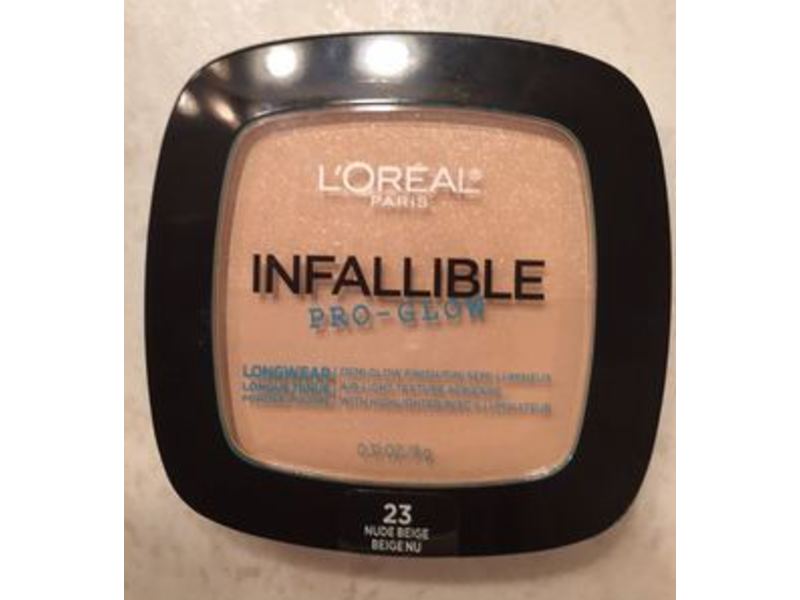 L'Oreal Paris Infallible Pro Glow Powder, Nude Beige, 0.31 oz/9 g