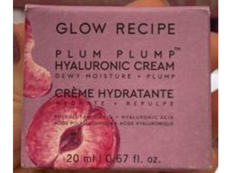 Glow Recipe Plum Plump Hyaluronic Cream, 0.67 fl oz/20 mL