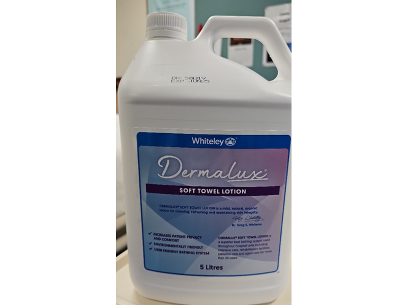 Whiteley Dermalux Soft Towel Lotion, 5L