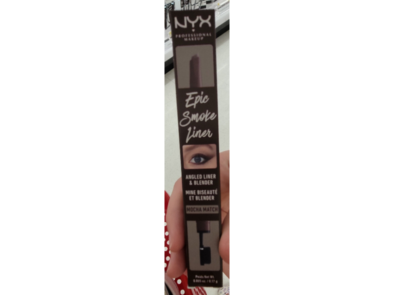 Nyx Professional Makeup Epic Smoke Angled Liner & Blender, Mocha Match, 0.005 oz/0.17 g