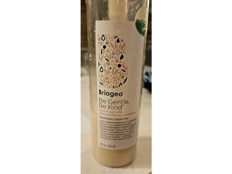 Briogeo Be Gentle Be Kind Conditioner, Aloe + Oat Milk, 8 fl oz/236 mL