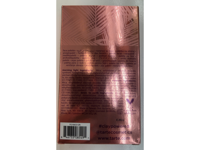 Tarte Clay Play To - Go Cheek Palette, 0.1 oz/3.1 g