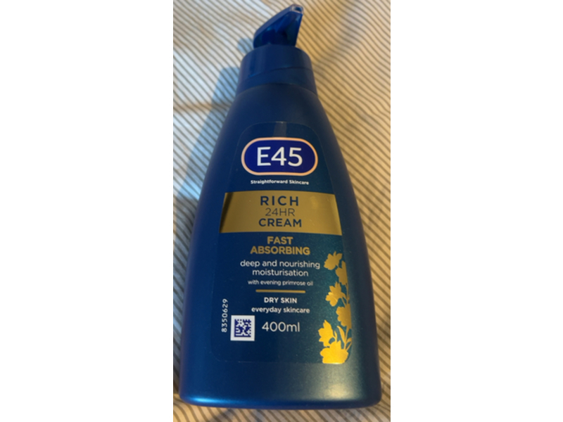 E45 Fast Absorbing Rich Cream, Evening Primrose Oil, 400 mL