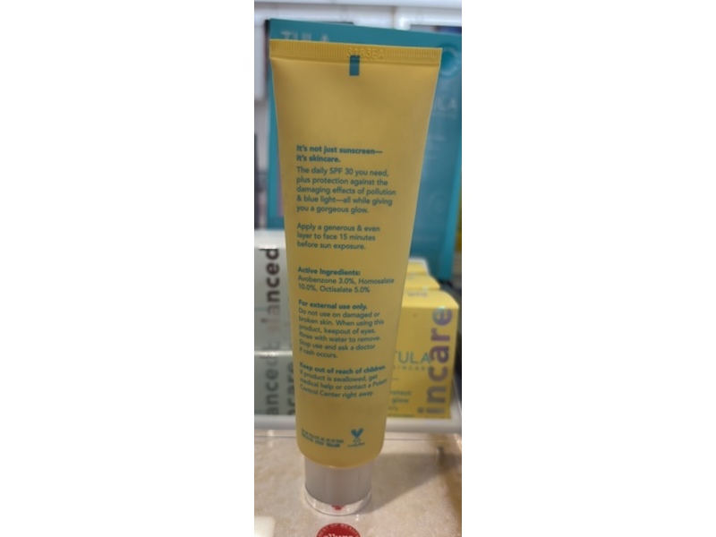 Tula Skincare Probiotics & Superfoods Daily Sunscreen Gel, SPF 30, 3/38 fl oz/100 mL