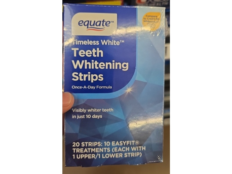 Equate Teeth Whitening Strips, 20 Count