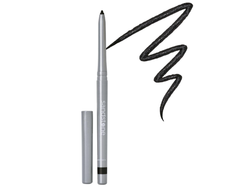 Sandstone Scandinavia Waterproof Metallic Eyeliner, 85 Blackout, 0.012 oz/0.35 g