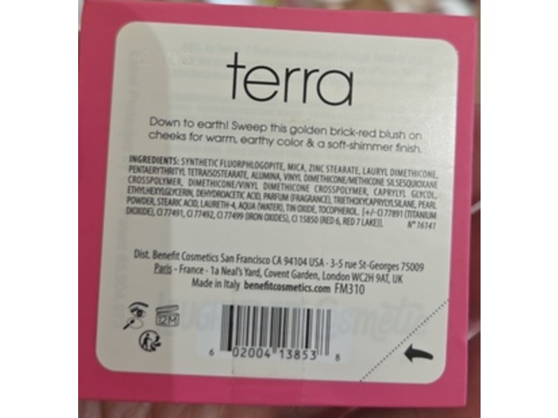 Benefit Cosmetics Silky-Soft Powder Blush, Terra, 0.21 oz/6 g