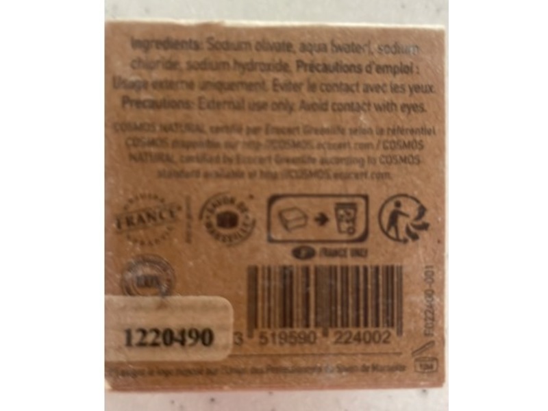 Fer A Cheval Olive Savon De Marseille Soap, 100 g