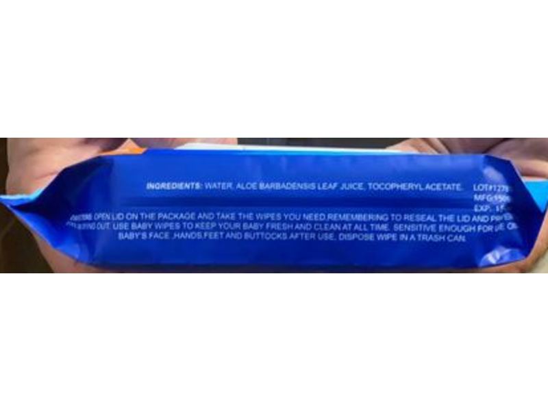 Live Healthy Baby Wipes, Alcohol Free, 72 Count